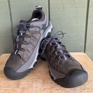 Keen Shoes Us Targhee III Steel Toe Work Gray Leather Waterproof Men’s Size 12